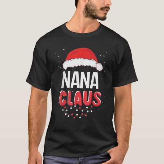 ナナ サンタクロース クリスマス おそろい コスチューム Tシャツ (正面)