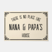 ナナ&パパのハウスクリームみたいな場所はない ドアマット (正面)