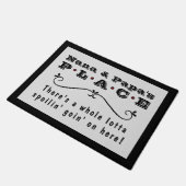 ナナ&パパのプレイスホールロッタスポイリン' ドアマット (アングル)