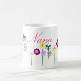 ナナ-彼女のための明るい花 コーヒーマグカップ