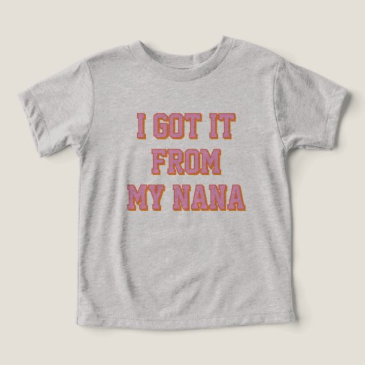 ナナTシャツからストレート (デザイン正面)