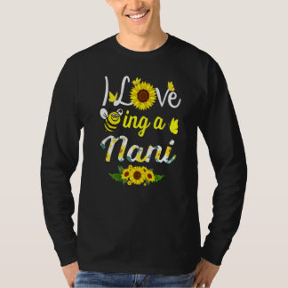 ナニばぁば 向日葵 ビー マザーDに恋してる Tシャツ