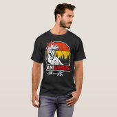 ナニサウルスレックス恐竜ナニサウルス母ファミリー Tシャツ (正面フル)