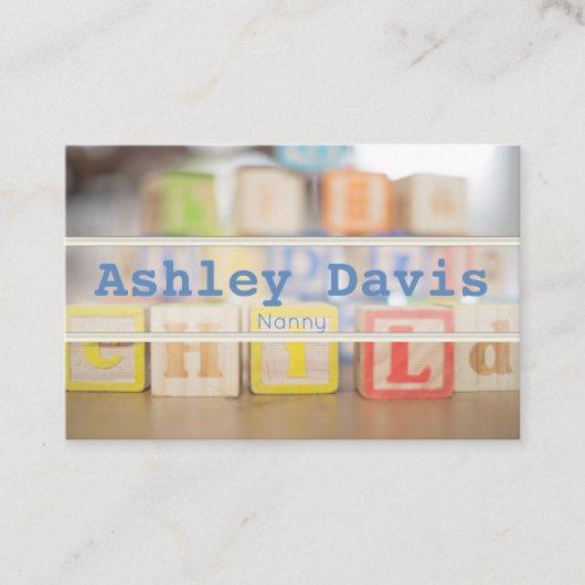 ナニーの名刺 名刺 (正面)