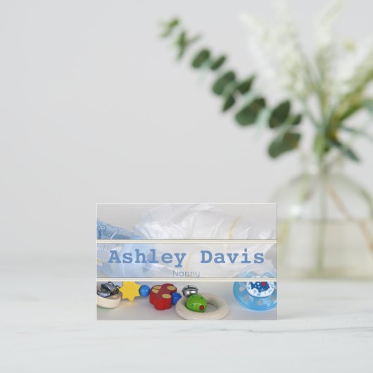 ナニーの名刺 名刺 (スタンド正面)