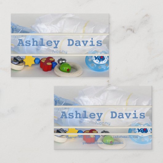 ナニーの名刺 名刺 (正面/裏面)