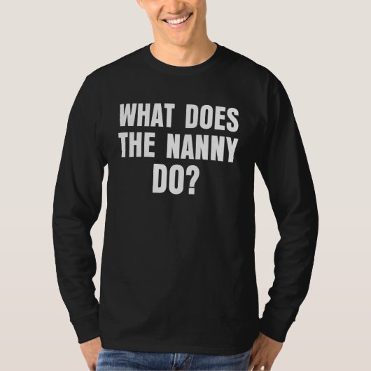 ナニーは何をする7 Tシャツ (正面)