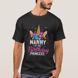 ナニーオブザ誕生日プリンセスユニおもしろいコーン誕生 Tシャツ