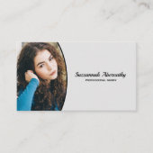 ナニーカスタムプロフェッショナル写真 名刺 (正面)