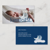 ナニーチャイルドデイベビシッ気にター 名刺 (正面/裏面)