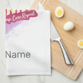 ナニーナーセメイドヴィンテージベビーシッター託児ナース キッチンタオル (四つ折り)