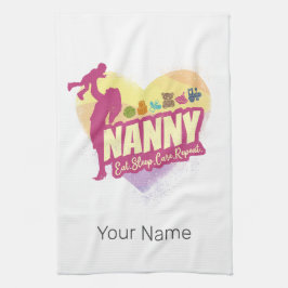 ナニーナーセメイドヴィンテージベビーシッター託児ナース キッチンタオル