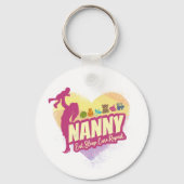 ナニーナーセメイドヴィンテージベビーシッター託児ナース キーホルダー (正面)