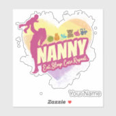 ナニーナーセメイドヴィンテージベビーシッター託児ナース シール (シート)