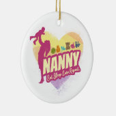 ナニーナーセメイドヴィンテージベビーシッター託児ナース セラミックオーナメント (右)