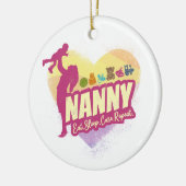 ナニーナーセメイドヴィンテージベビーシッター託児ナース セラミックオーナメント (左)
