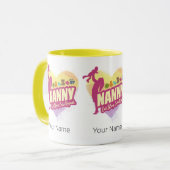 ナニーナーセメイドヴィンテージベビーシッター託児ナース マグカップ (正面左)