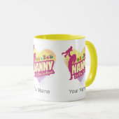 ナニーナーセメイドヴィンテージベビーシッター託児ナース マグカップ (正面右)