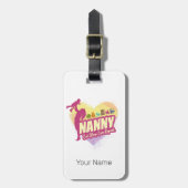 ナニーナーセメイドヴィンテージベビーシッター託児ナース ラゲッジタグ (正面縦)