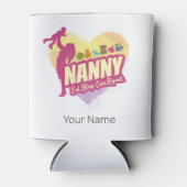 ナニーナーセメイドヴィンテージベビーシッター託児ナース 缶クーラー (正面)