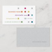 ナニービジネスカードブライトスクウェア 名刺 (正面/裏面)
