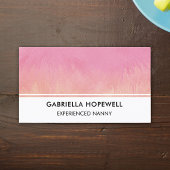 ナニーベビーシッター乳児デイケアプロフェッショナル 名刺