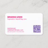 ナニーベビーシッター保育園QR 名刺 (裏面)