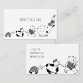 ナニーベビーシッター気にチャイルド 名刺 (正面/裏面)