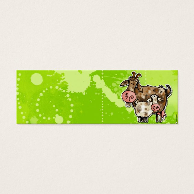 ナニーヤギのプロファイルカード (正面)