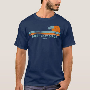 ナニーヤギビーチジョージアサンパームツリーズ Tシャツ