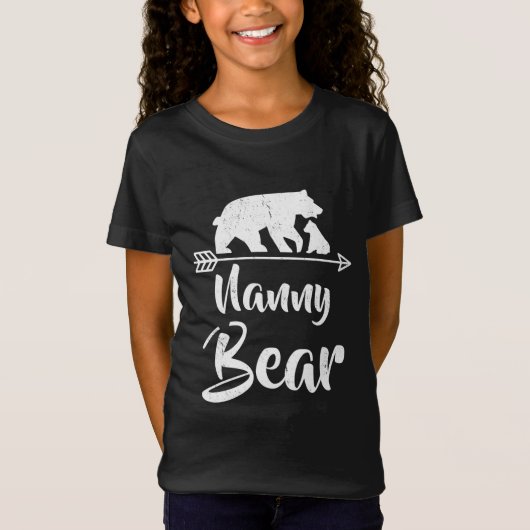 ナニー最高のベアギフト母父の日 Tシャツ (正面)