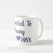 ナニー海軍とパープルマグカップに昇格 コーヒーマグカップ (正面右)