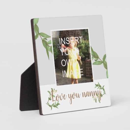 ナニー祖母の愛 フォトプラーク (正面)