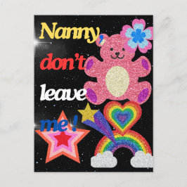 ナニー離れだ！ インビテーションポストカード