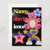 ナニー離れだ！ インビテーションポストカード (正面/裏面)