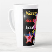 ナニー離れだ！ カフェラテマグ (左アングル)