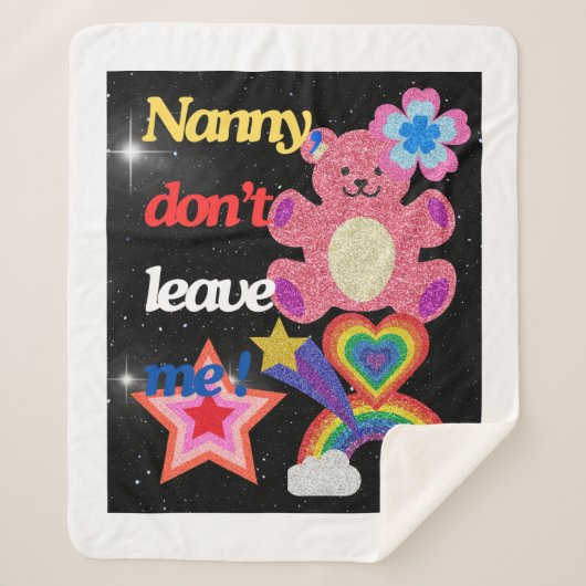 ナニー離れだ！ シェルパブランケット (正面)