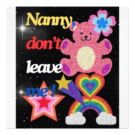 ナニー離れだ！ フォトプリント            (正面)
