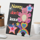 ナニー離れだ! 台座サイン (インサイチュ)