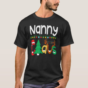 ナニー クラウス サンタ ツリー ライト トナカイ クリスマス F Tシャツ