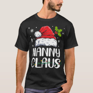 ナニー・クラウス・サンタ 楽しいクリスマスパジャマ マッチング Tシャツ