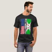 ナニ最高のーエバーマザーデイブルンジ米国国旗 Tシャツ (正面フル)