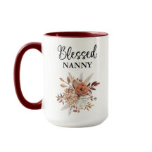 ナニ賛美ー |詩編127:3 |秋フローラマグカップ