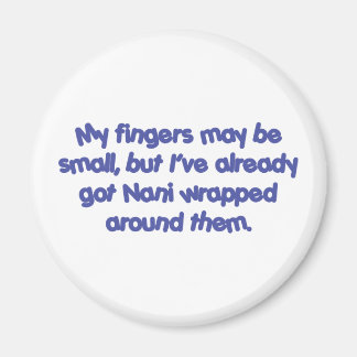 ナニ(&A)包まれた(青) マグネット