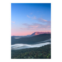 ナノス山のシレントボルからの美しい日の出