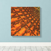 ナノチューブ及びゴッサマー繊維 キャンバスプリント (インサイチュ (ウッドフロア))