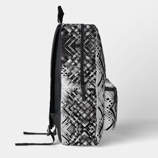 ナノメートルプライド幾何学国台湾モノグラム プリントバックパック (左)