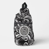 ナノメートルボタニカルプライド幾何学台湾 スリングバッグ (正面)