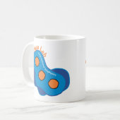 ナノ粒子デザイン(多目的背景) コーヒーマグカップ (正面左)