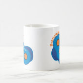 ナノ粒子デザイン(多目的背景) コーヒーマグカップ (中央)